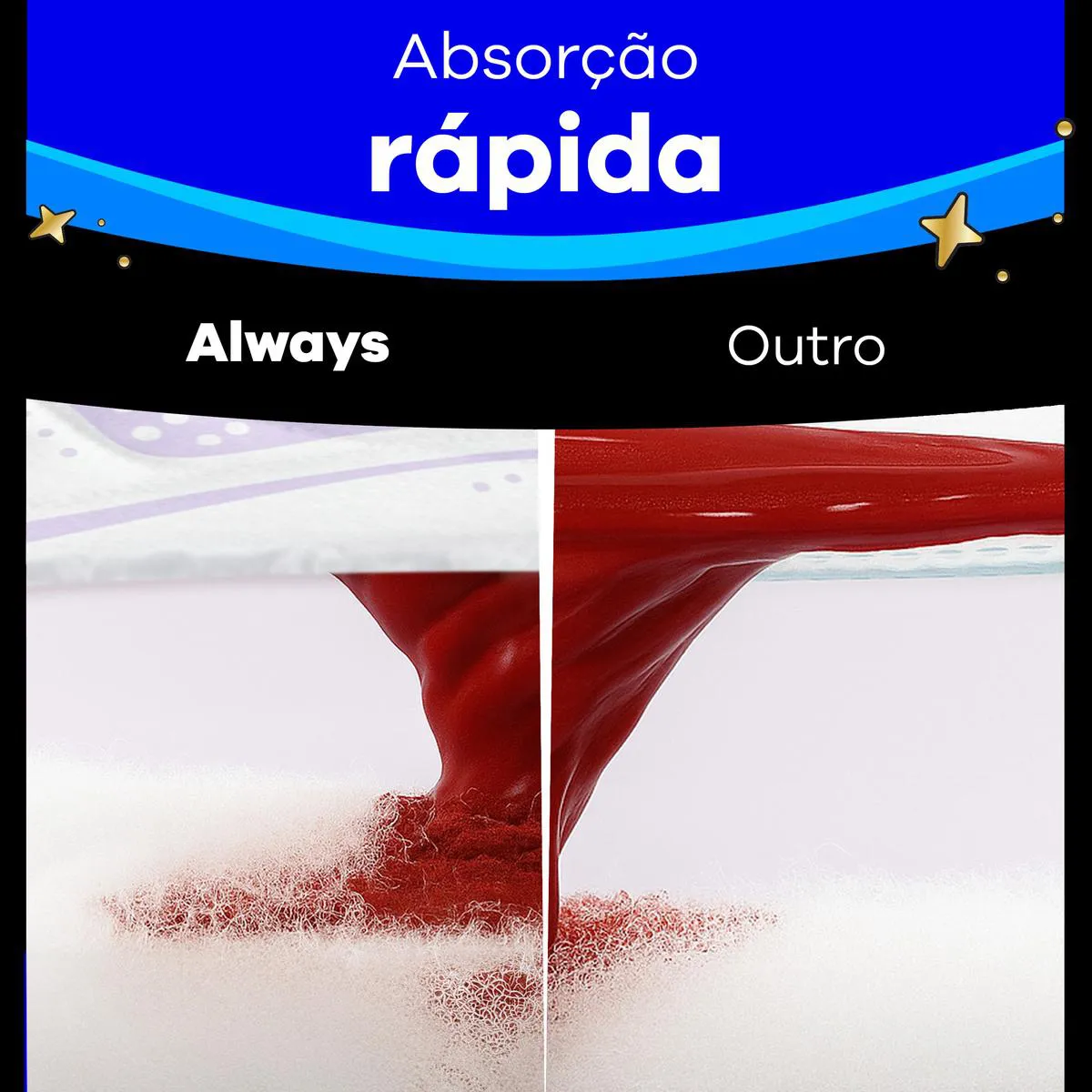 Absorvente Always Noite Ultra Suave com Abas 26 Unidades
