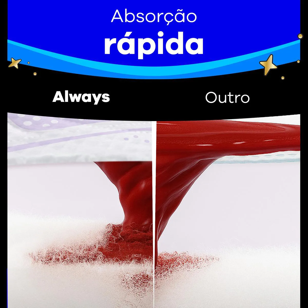 Absorvente Always Noite Seca com Abas 32 unidades