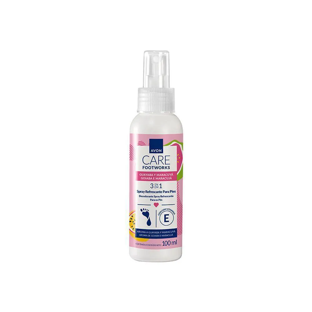 Spray Refrescante para Pés Maracujá e Goiaba 100Ml
