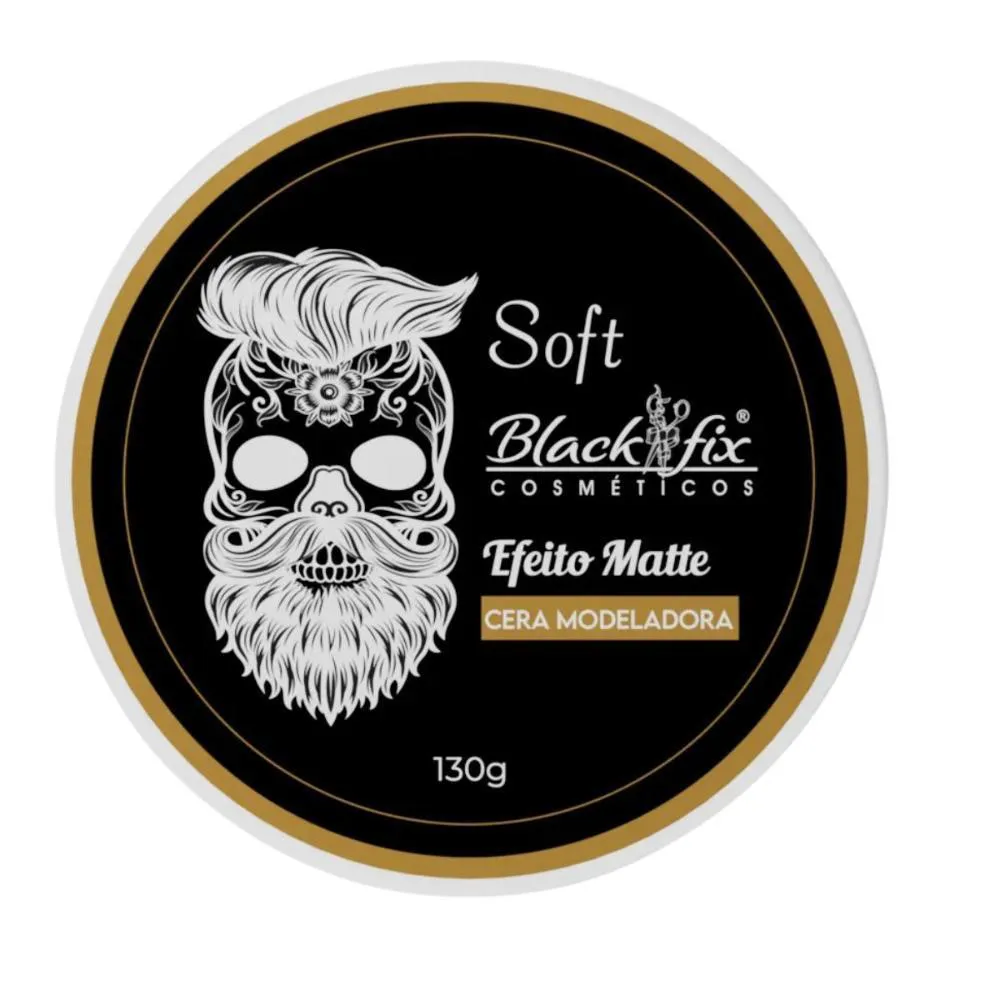 Cera Modeladora Black Fix Efeito Matte 130G