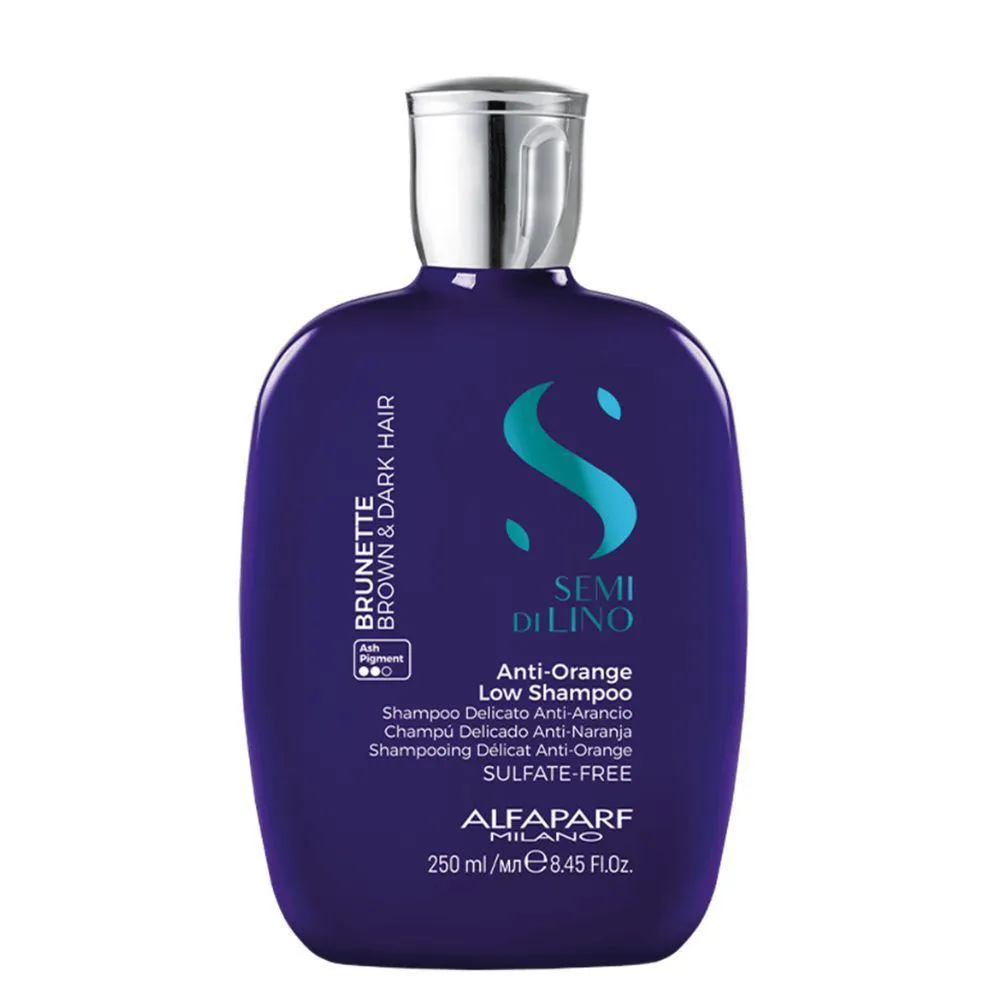 Shampoo Alfaparf Semi Di Lino Brunette Anti-Orange Low 250 Ml