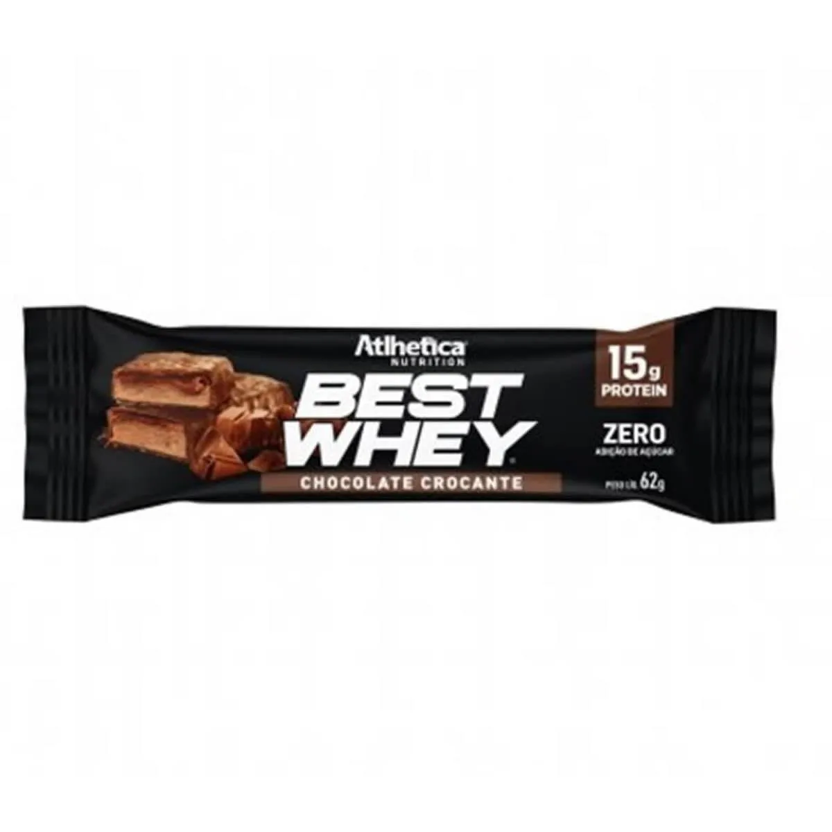Barra Proteica Best Whey - 1 Barra 49G Chocolate Crocante - Atlhetica Nutrition