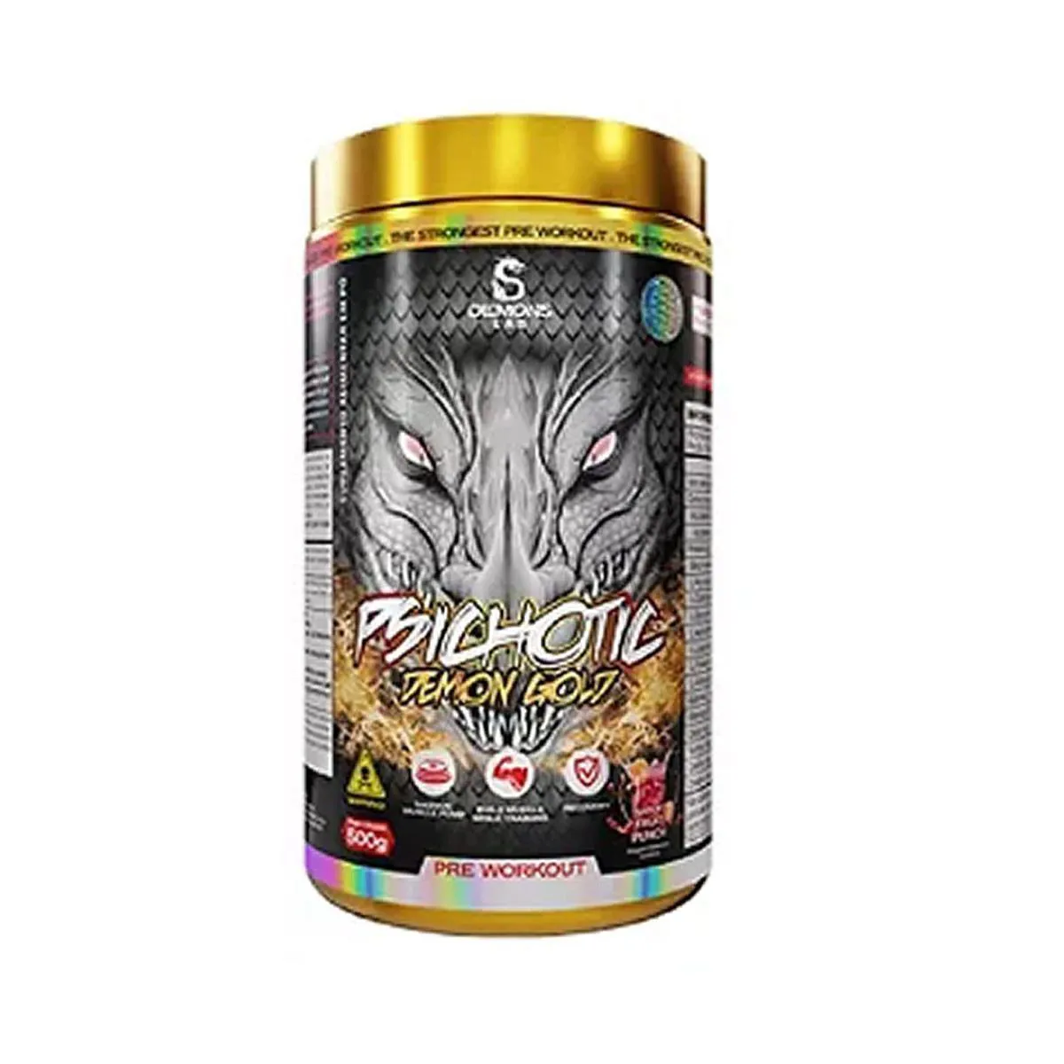 Psichotic Demon Gold - 500G Fruit Punch - Demons Lab