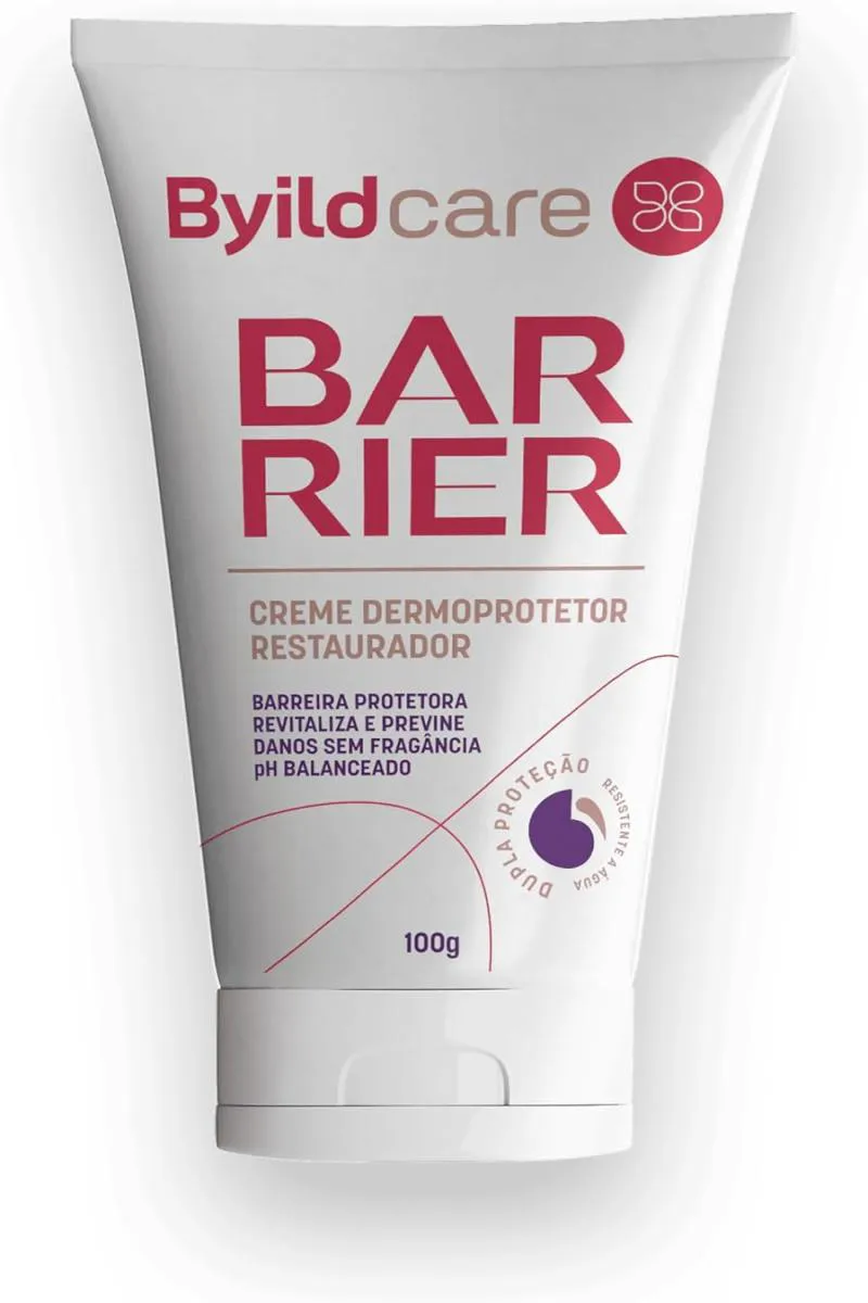 Creme Dermoprotetor Restaurador Byildcare Barrier 100G - Proteção Cutânea, sem Fragrância.