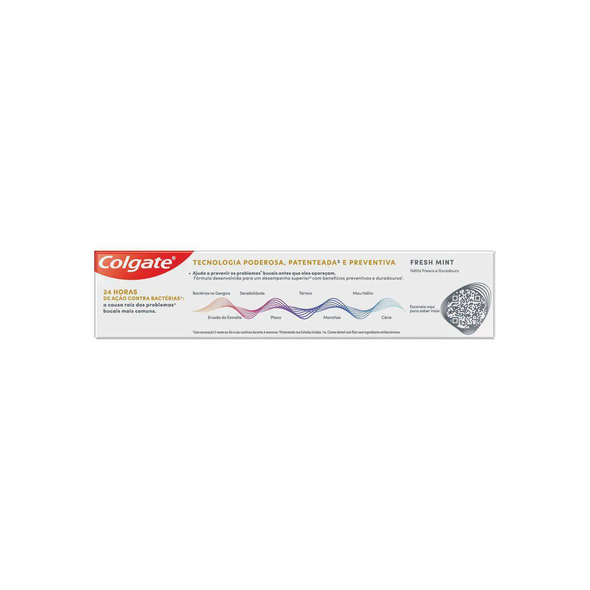 Creme Dental Colgate Total Prevenção Ativa Fresh Mint 90g