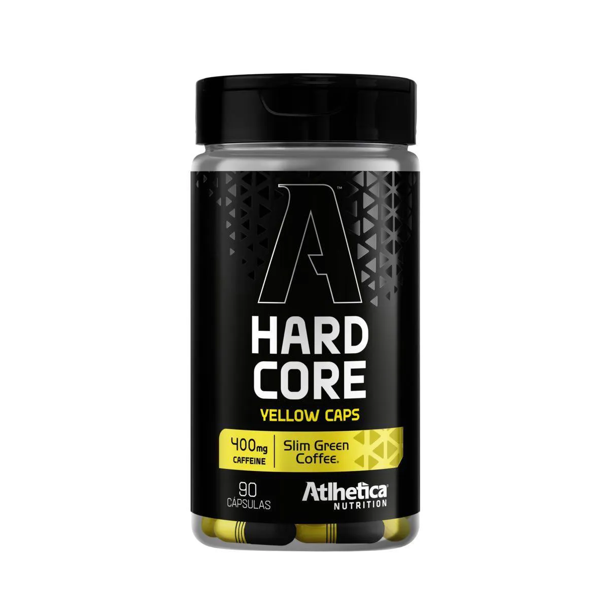 Hardcore Yellow Caps - 90 Cápsulas - Atlhetica Nutrition