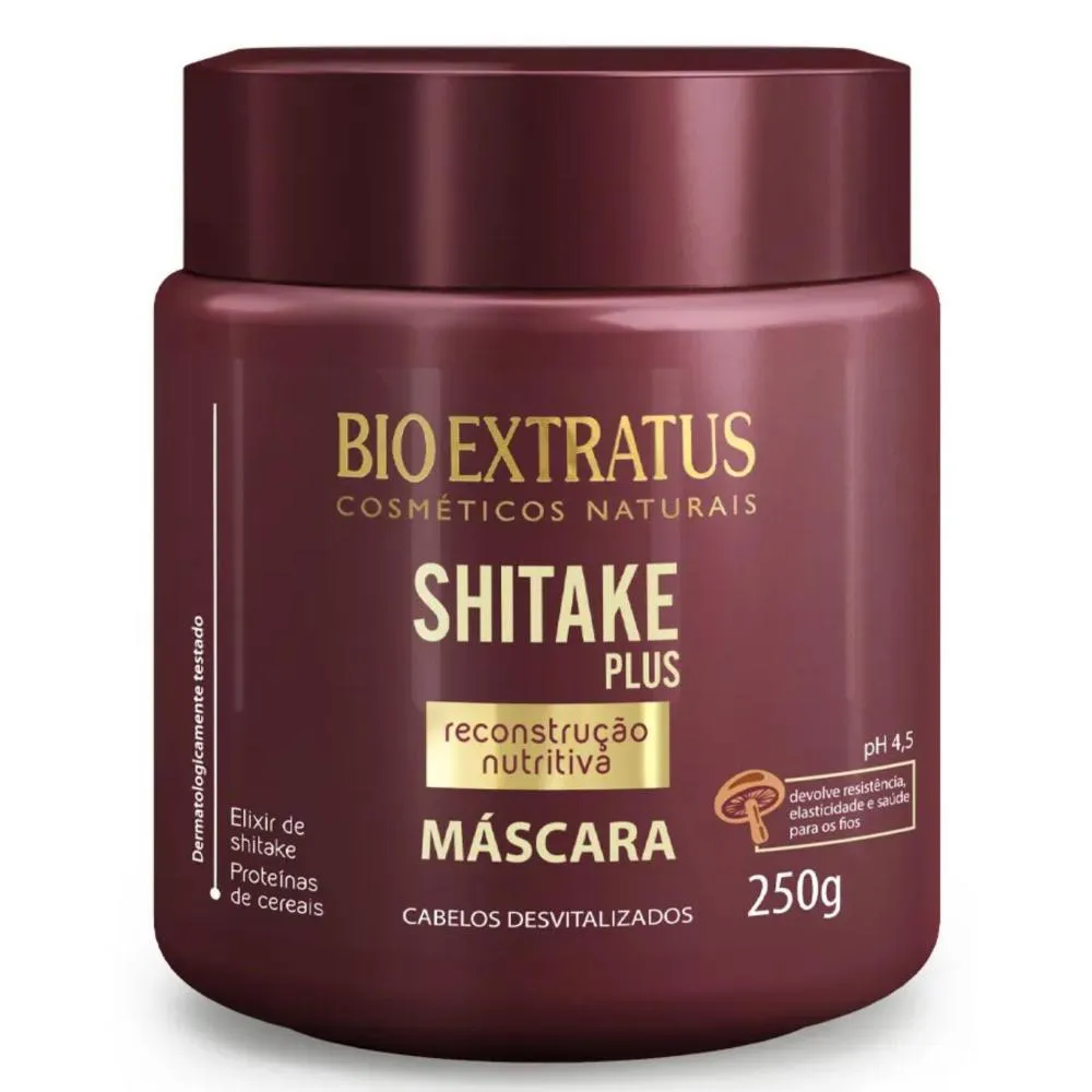 Máscara Recuperação Capilar Bio Extratus Shitake Plus 250G