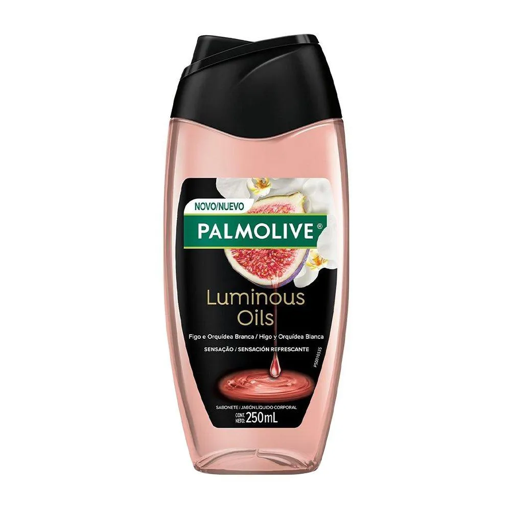 Sabonete Líquido Palmolive Luminous Oils - para o Corpo Sensação Refrescante 250Ml