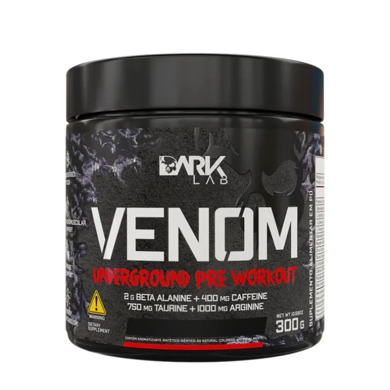 Pré-Treino Venom Underground Dark Lab - 300G Mango Loko