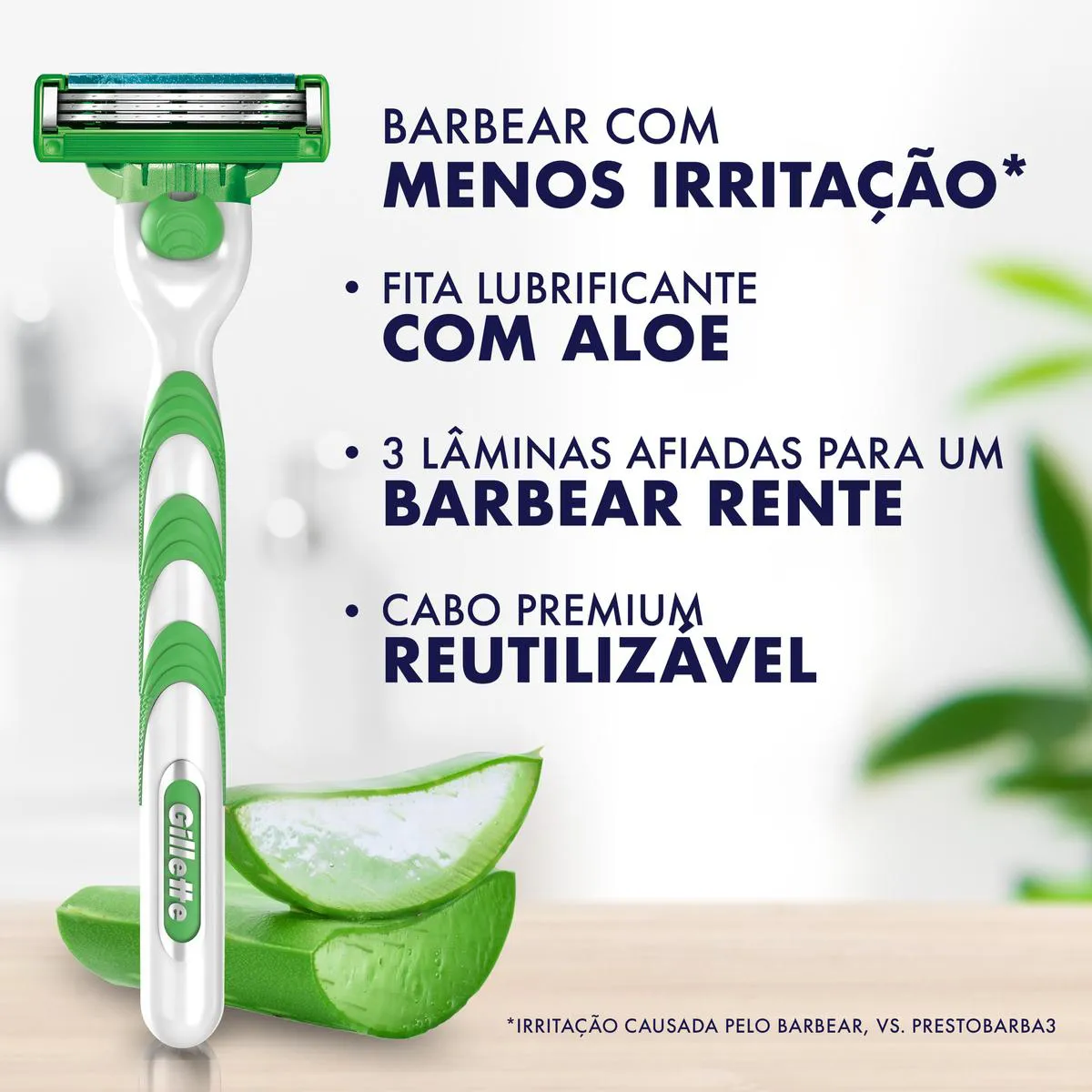 Carga para Aparelho de Barbear Gillette Mach3 Sensitive 8 unidades