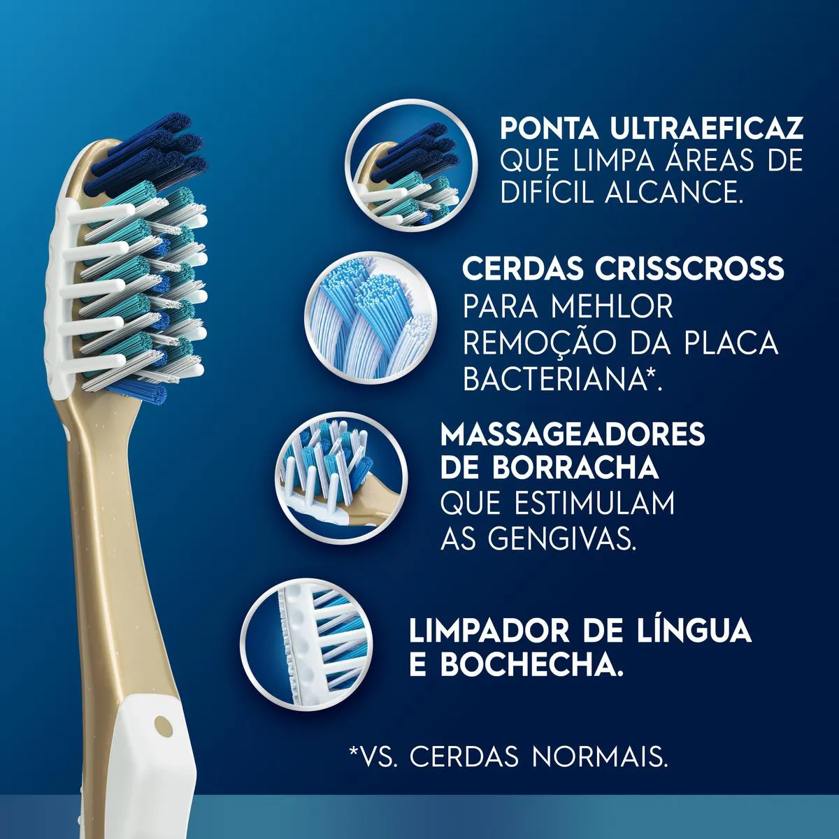 Escova de Dente Oral-B Pro-Saúde 7 Benefícios Macia com 2 unidades