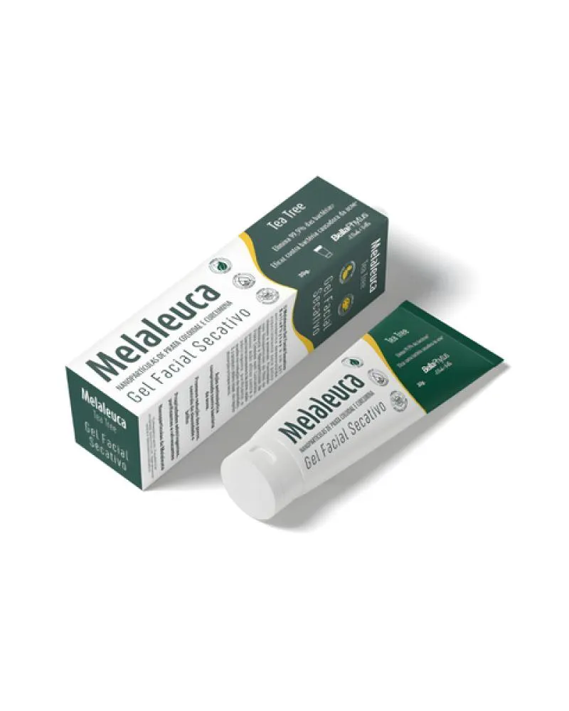 Gel Facial Secativo Melaleuca Tea Tree 30G Bella Phytus