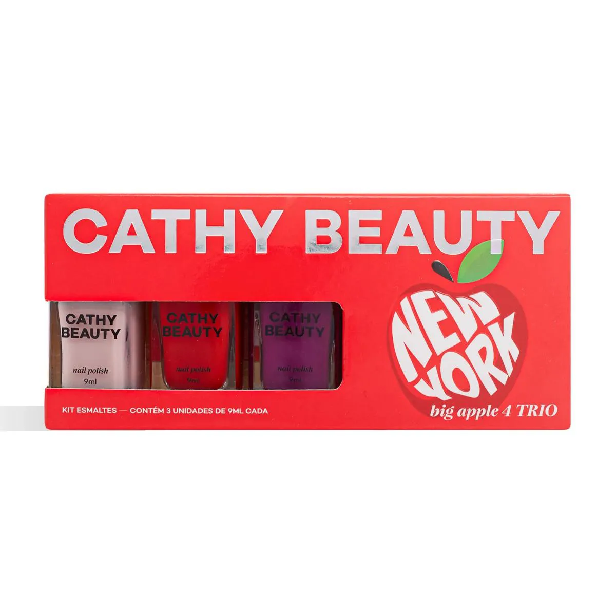 Cathy Beauty Kit Esmalte Big Apple 4 Trio