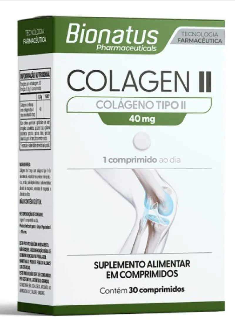 Colagen Ii 40Mg 30 Comprimidos Bionatus
