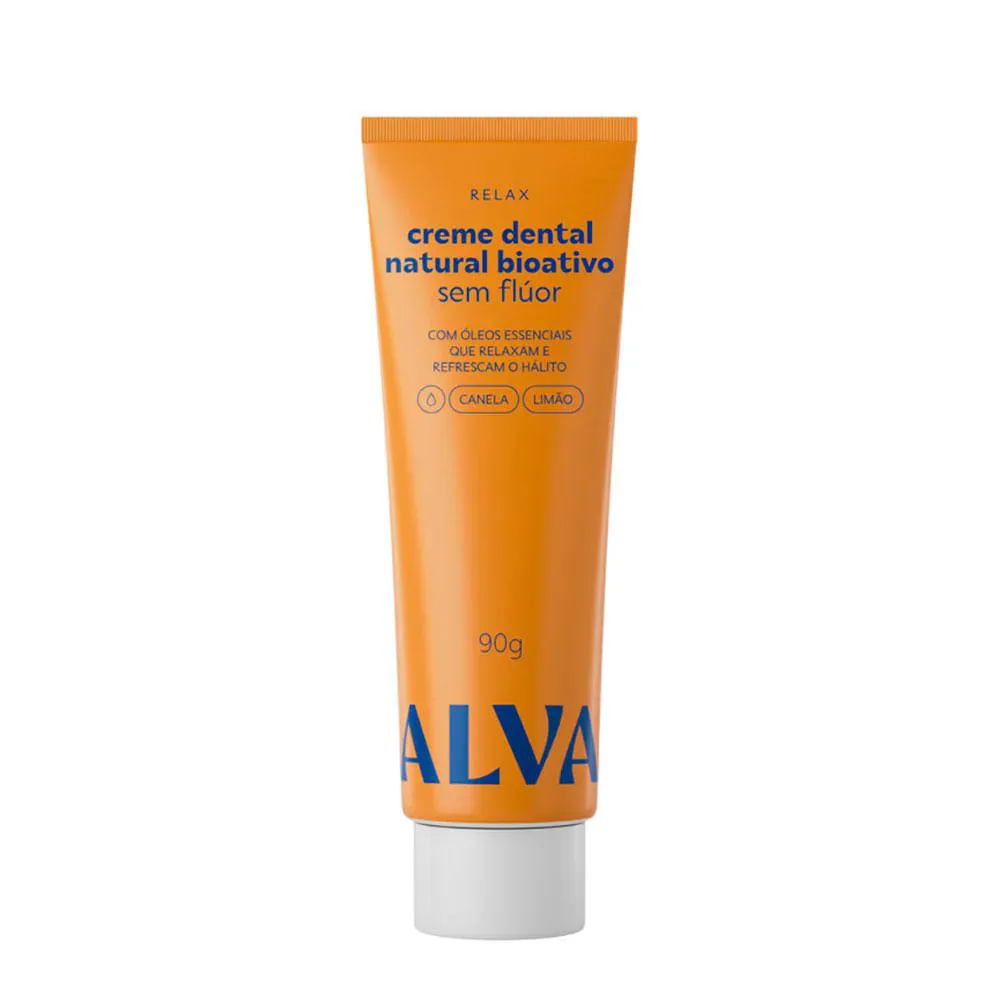 Alva Relax Canela e Limão - Pasta de Dente 90G