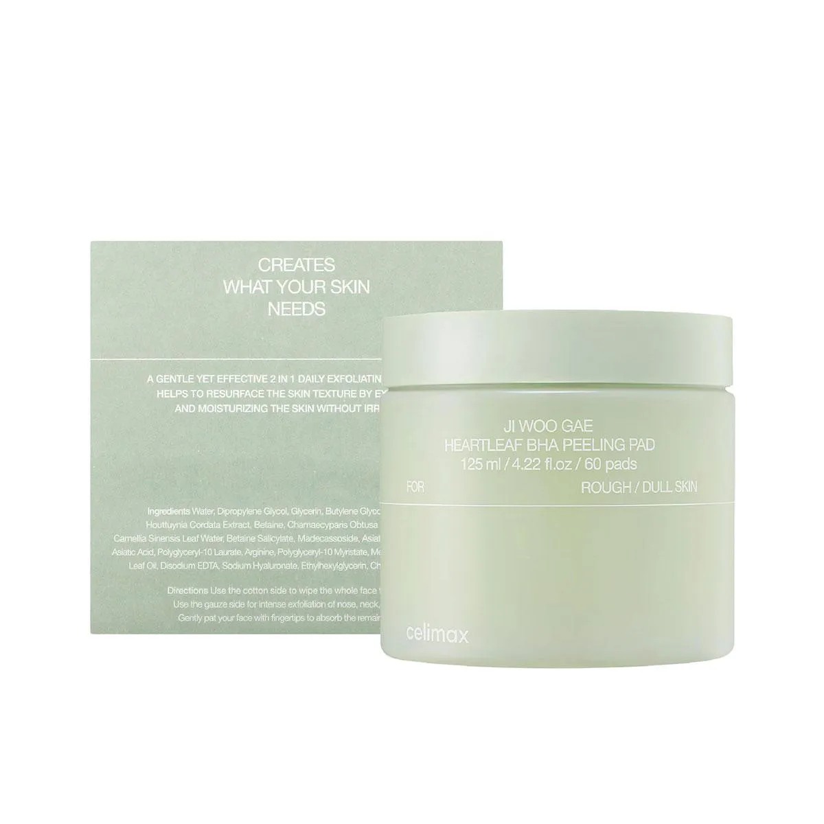 Pads Faciais Celimax Ji Woo Gae Bha Peeling Pad 60 Unidades