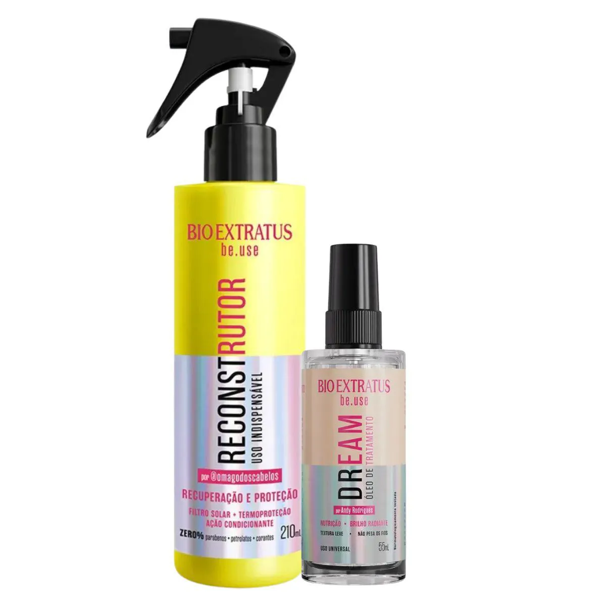 Kit Be.use 1 Finalizador Reconstrutor 1 Óleo Dream Bio Extratus