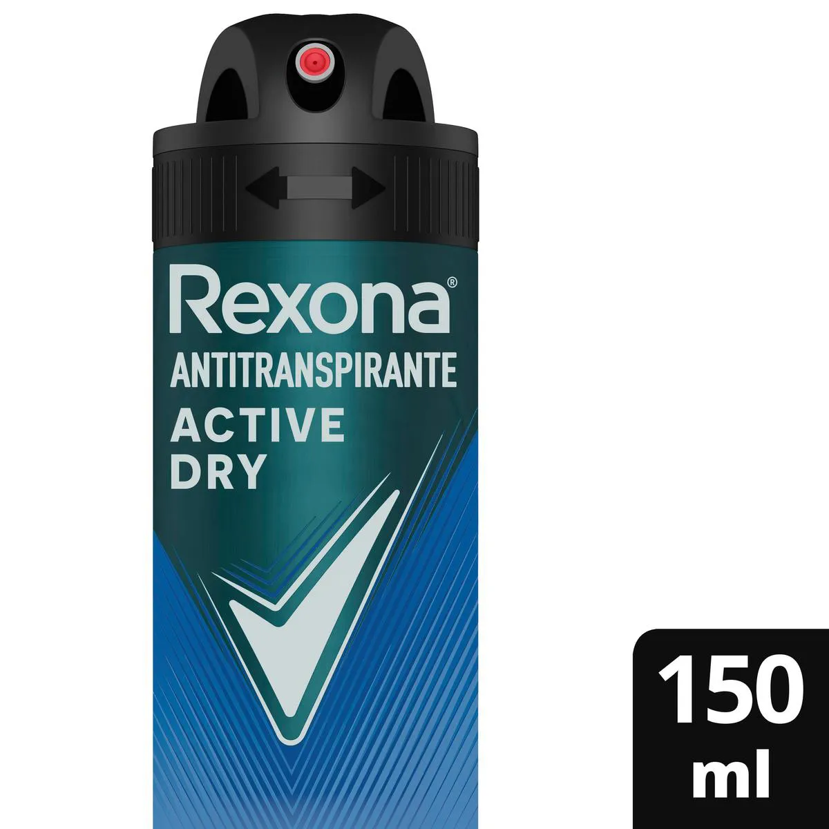 Desodorante Antitranspirante Aerosol Rexona Men Active Dry Masculino 72h 150ml