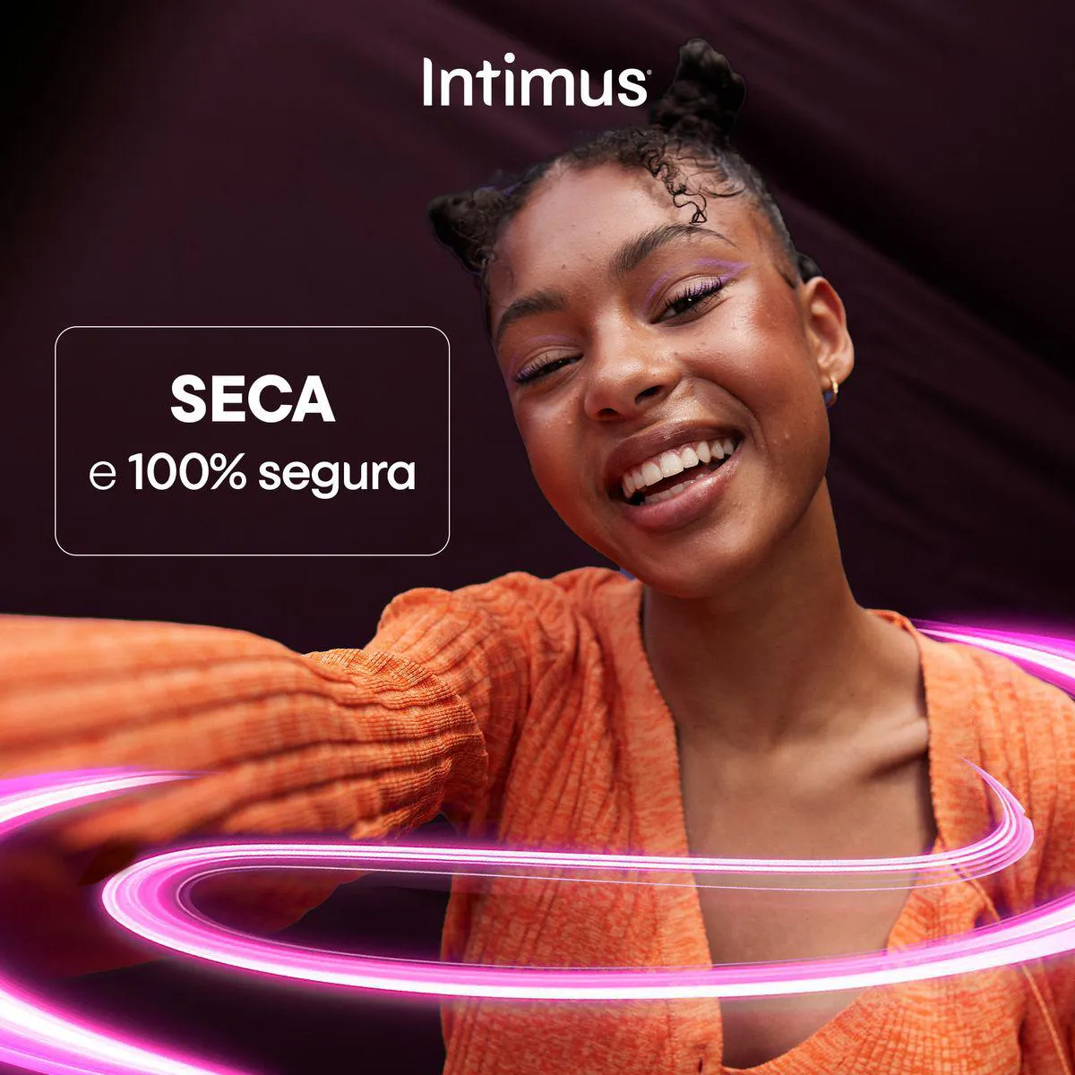 Absorvente Intimus Noturno Toda Protegida Cobertura Seca Com Abas 30 unidades