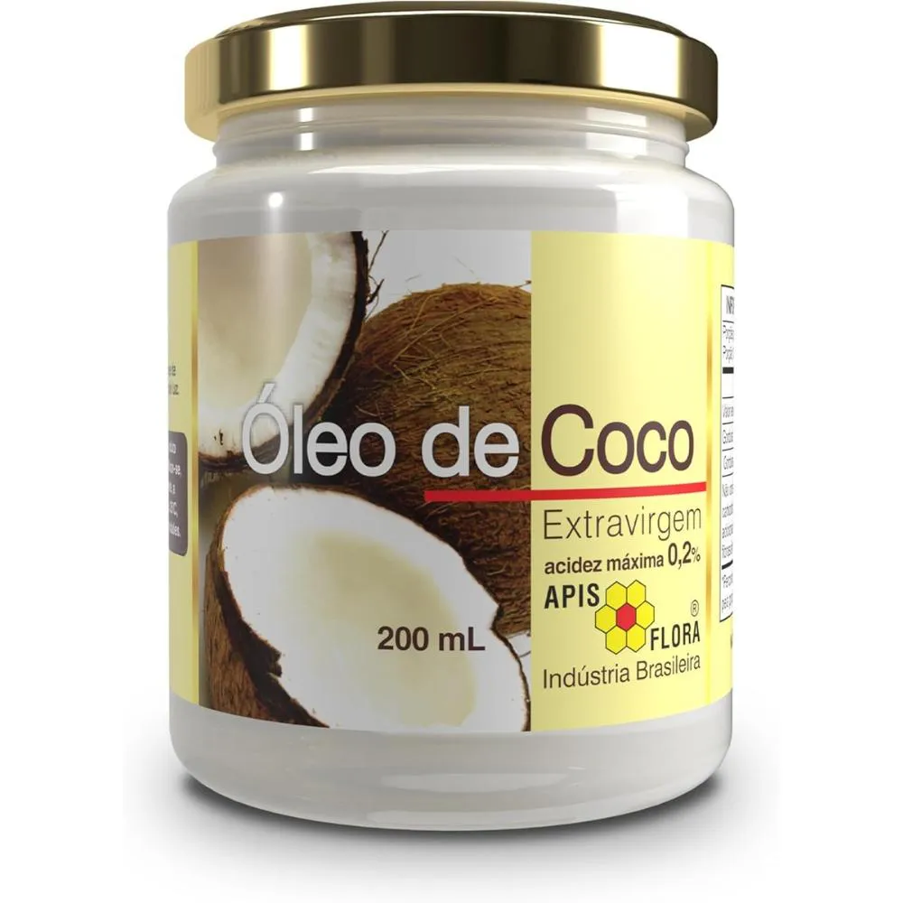 Óleo de Coco Extravirgem da Apis Flora 200Ml