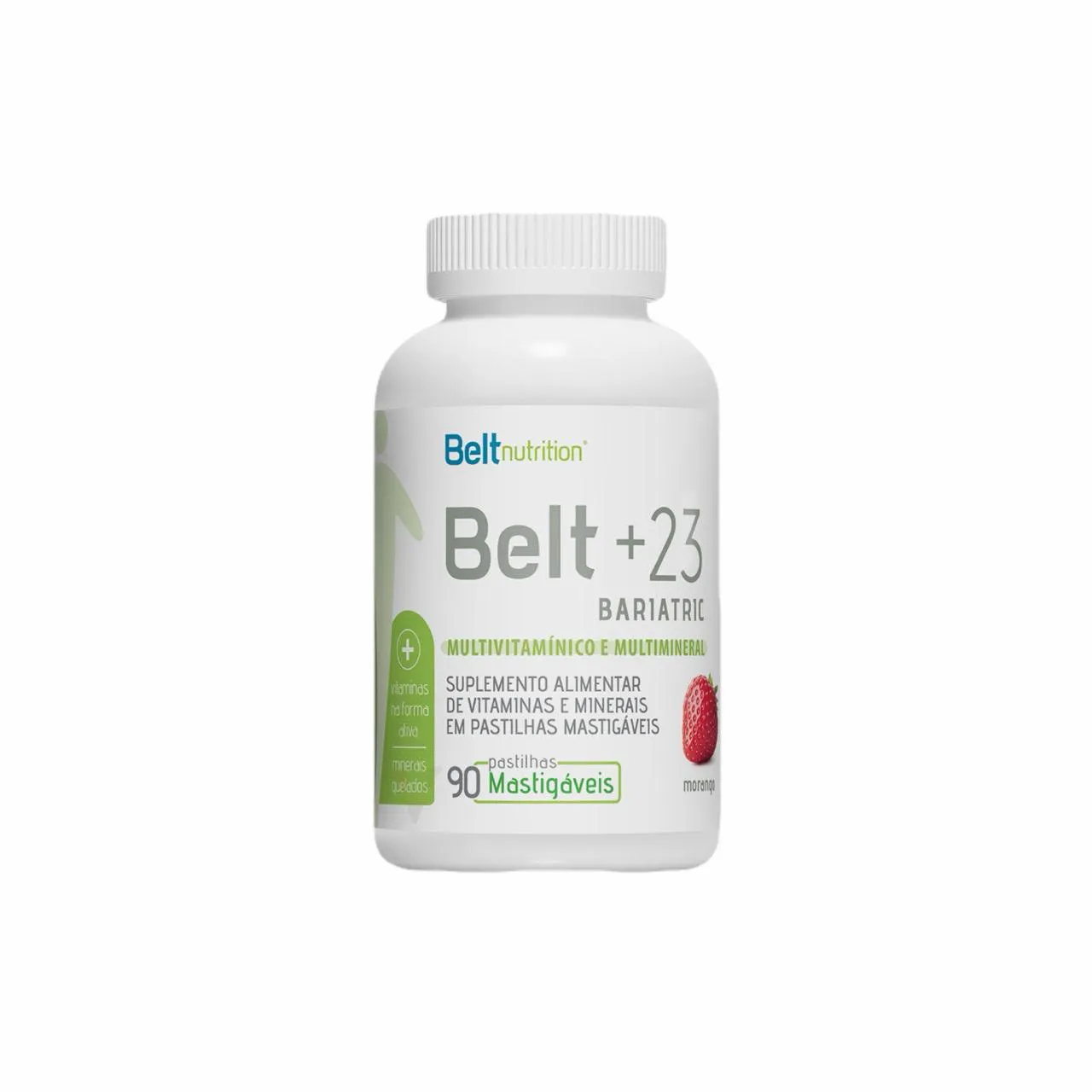 Belt+23 Bariatric - Sabor Morango - 90 Pastilhas Mastigáveis