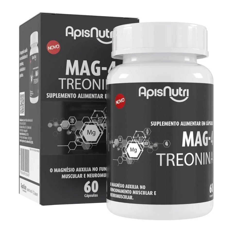 Mag-4 + Treonina (60 Caps) - Padrão: Único