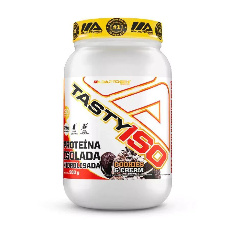 Tasty Iso Whey (900g) - Sabor: Cookies e Cream
