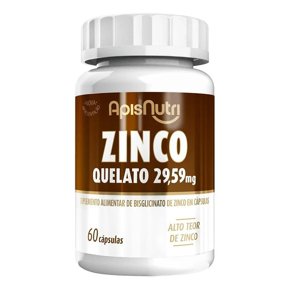 Zinco Quelato (60 Caps) - Padrão: Único