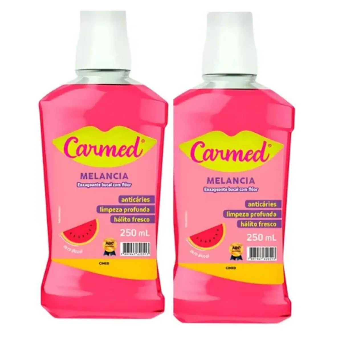 Cimed Carmed Kit 2und. Enxaguante Bucal Melancia com Flúor 250ml