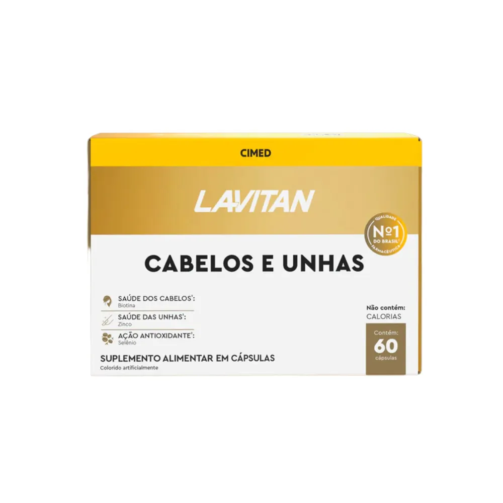Lavitan Hair Cabelos e Unhas com 60 Cáps - Cimed