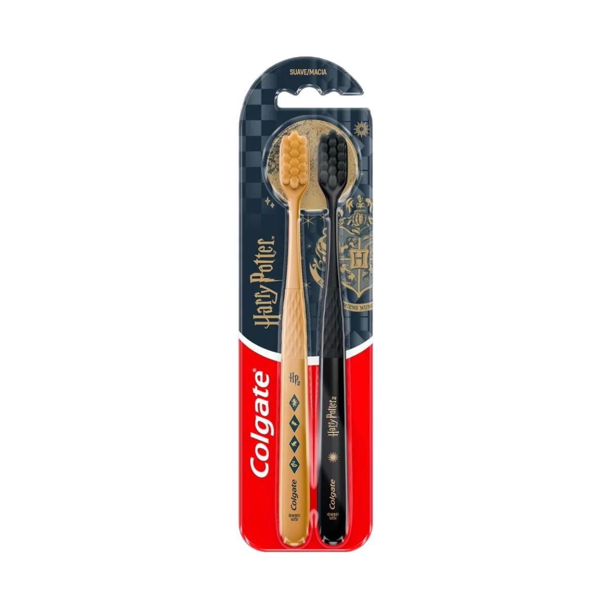 Escova de Dente Colgate Harry Potter Suave/Macia 2 unidades