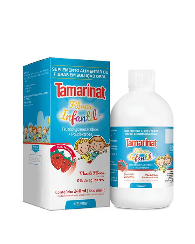 Tamarinat Fibras Kids Sabor Morango 240ml Arte Nativa