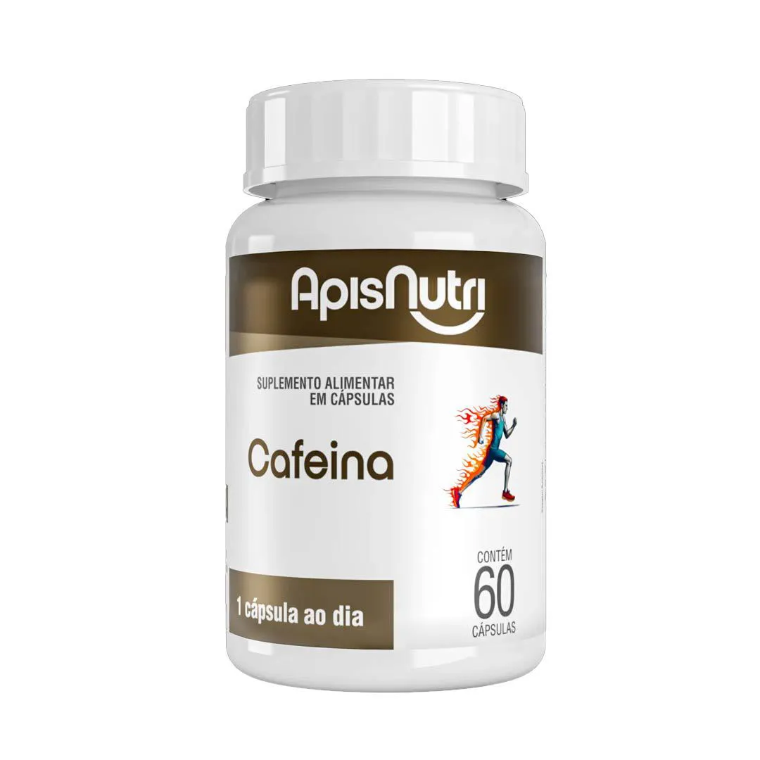 Suplemento Alimentar Cafeina 60 Cápsulas - Apisnutri