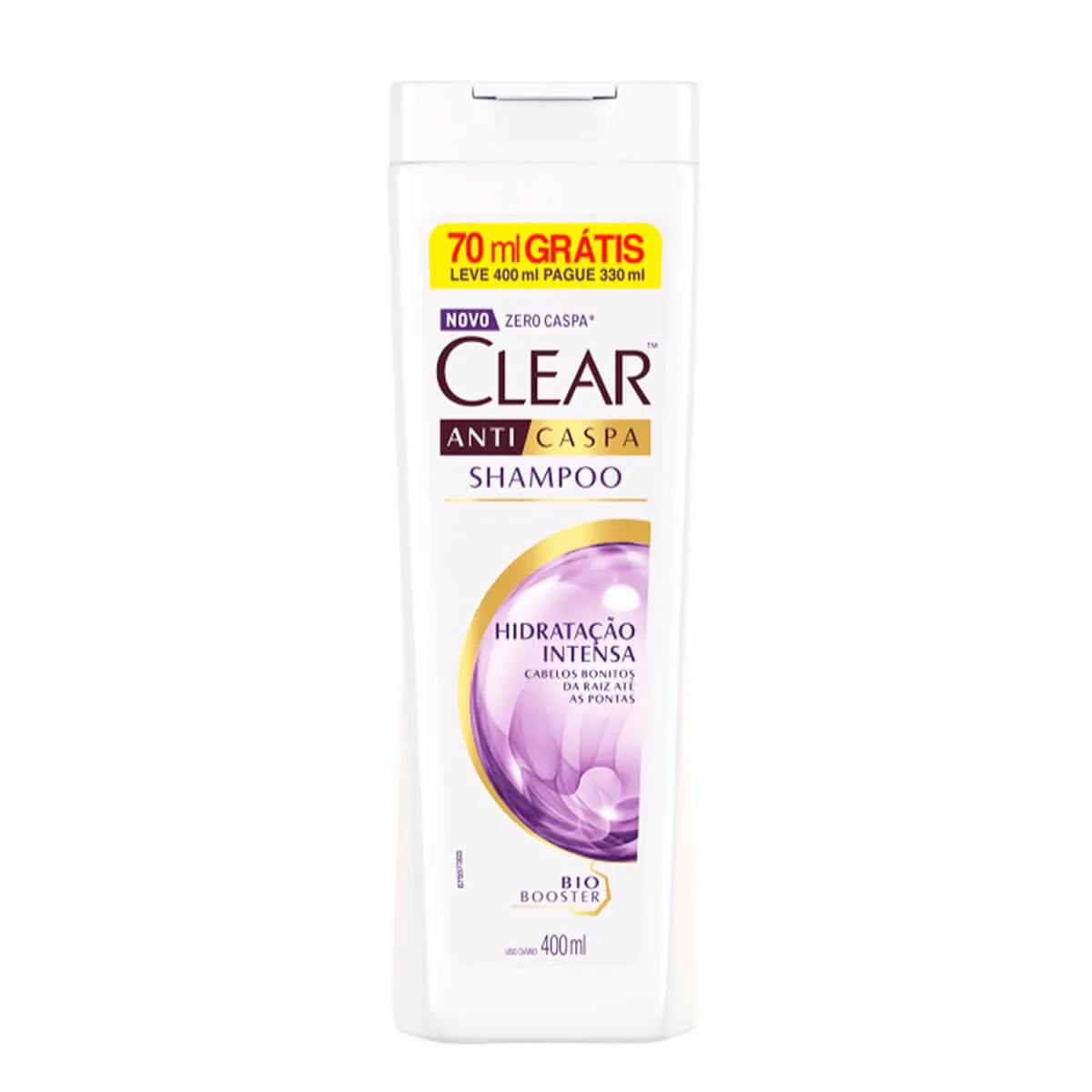 Shampoo Anticaspa Clear Hidratação Intensa 400ml