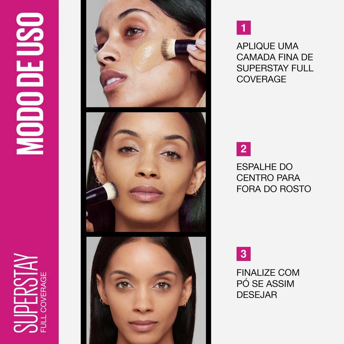 Base Longa Duração Maybelline Superstay Full Coverage 30ml - 312 Golden