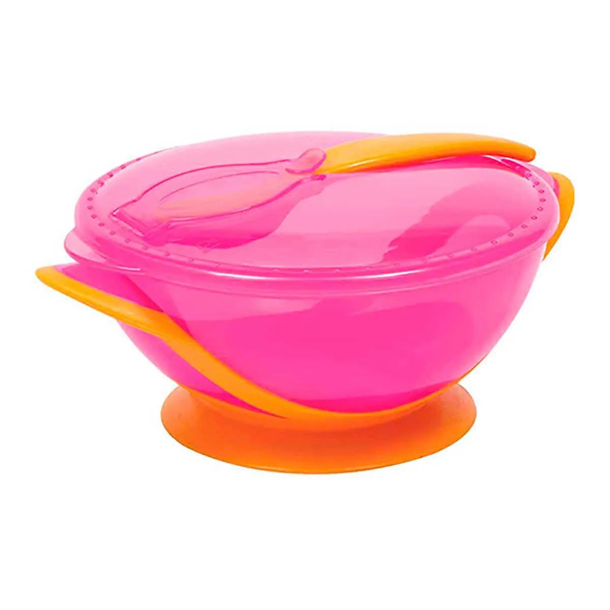 Kit Refeição com Colher Buba Baby Rosa com 1 unidade