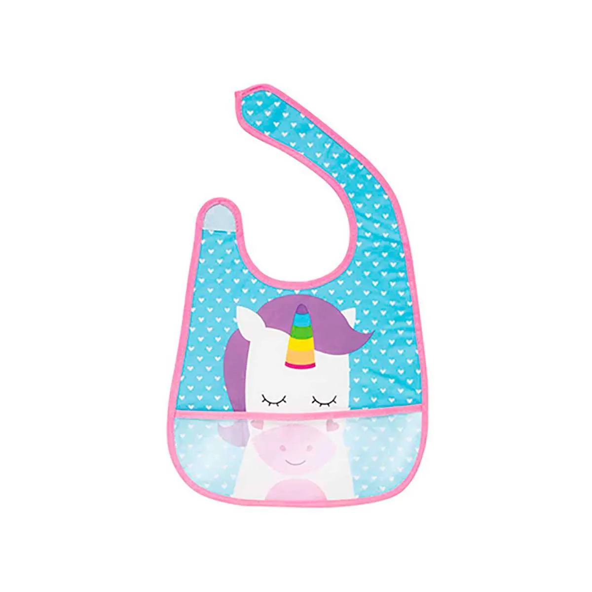 Babador com Bolso Buba Baby Unicórnio 1 unidade