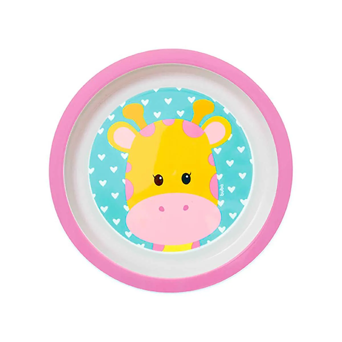 Prato Raso Buba Baby Animal Fun Girafa 1 unidade