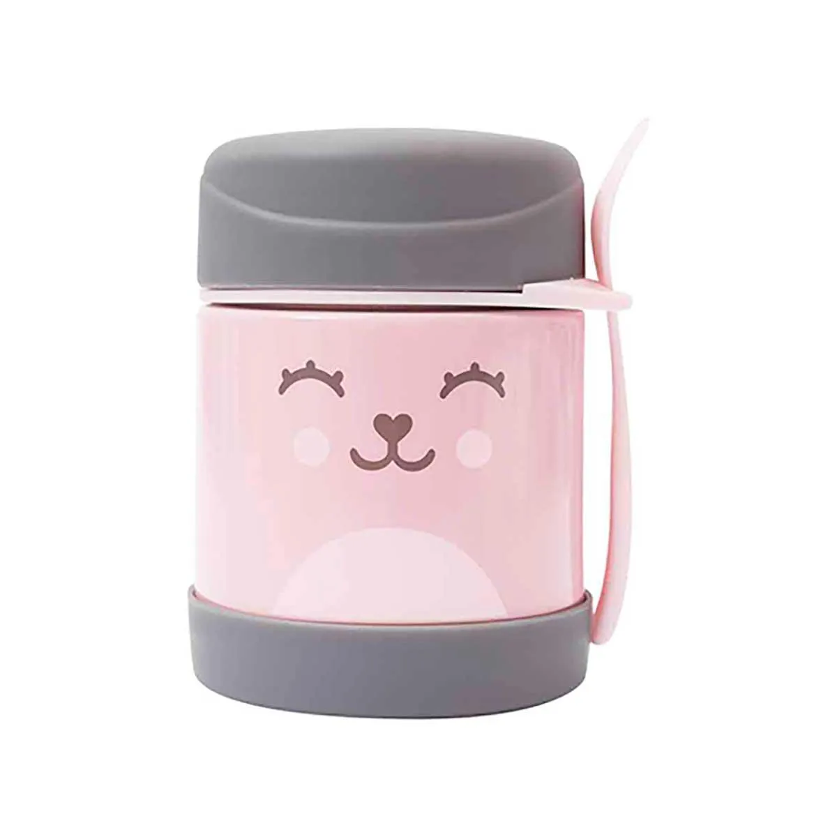 Pote Térmico para Alimentos com Colher Buba Baby Gumy Rosa 1 unidade
