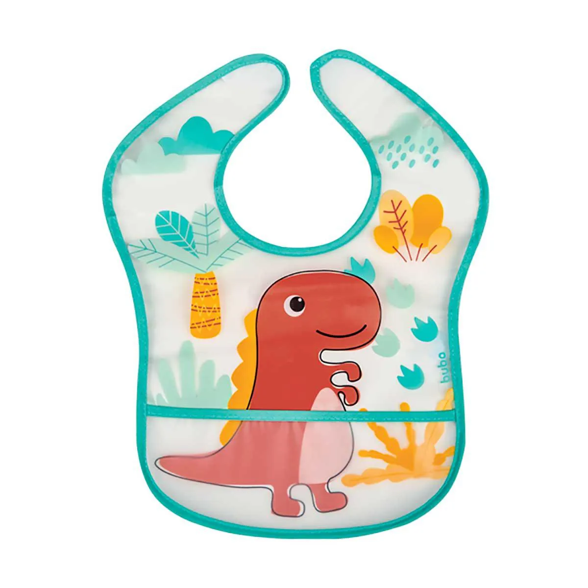 Babador com Bolso Buba Dino 1 unidade