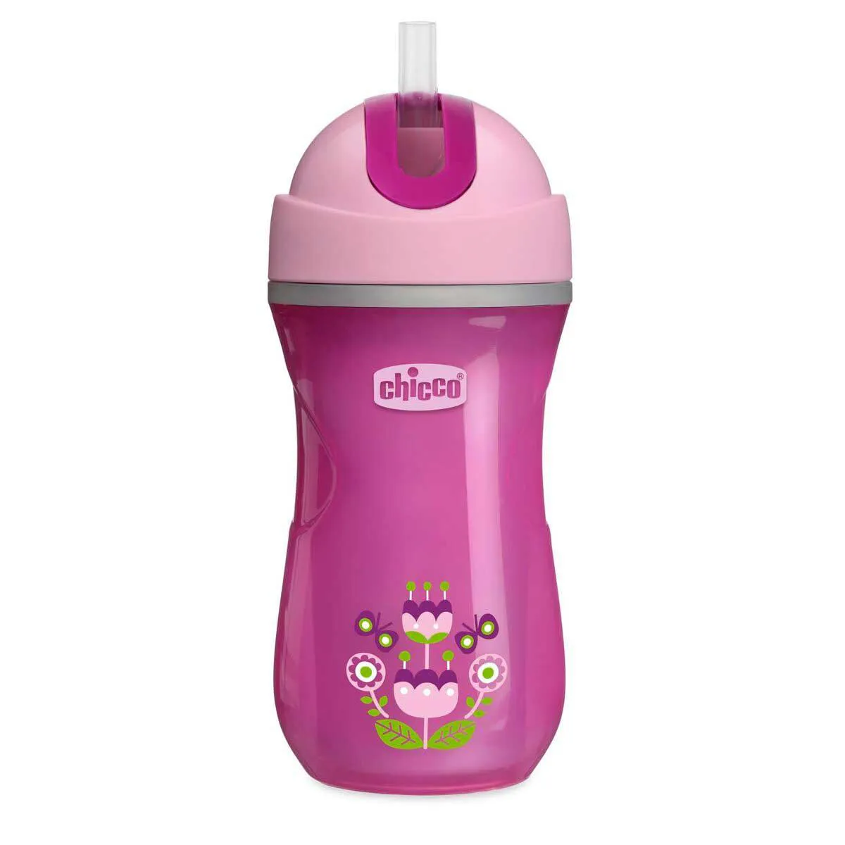 Copo Térmico Chicco Sport Cup 14M+ Rosa 266ml - 1 unidade