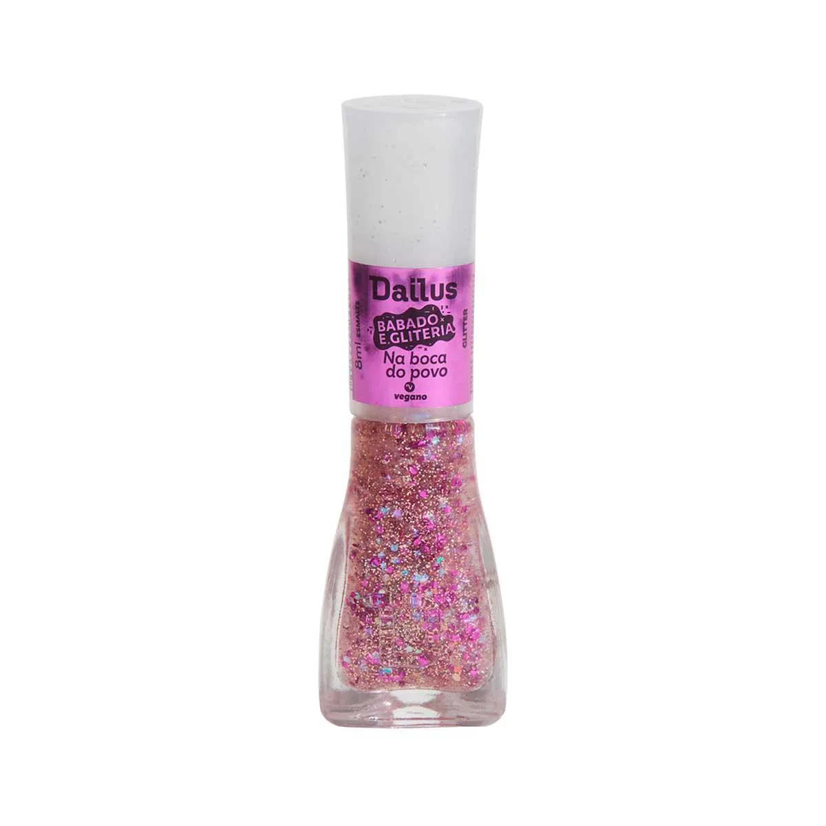 Esmalte Dailus Babado e Gliteria 8ml - Boca do Povo