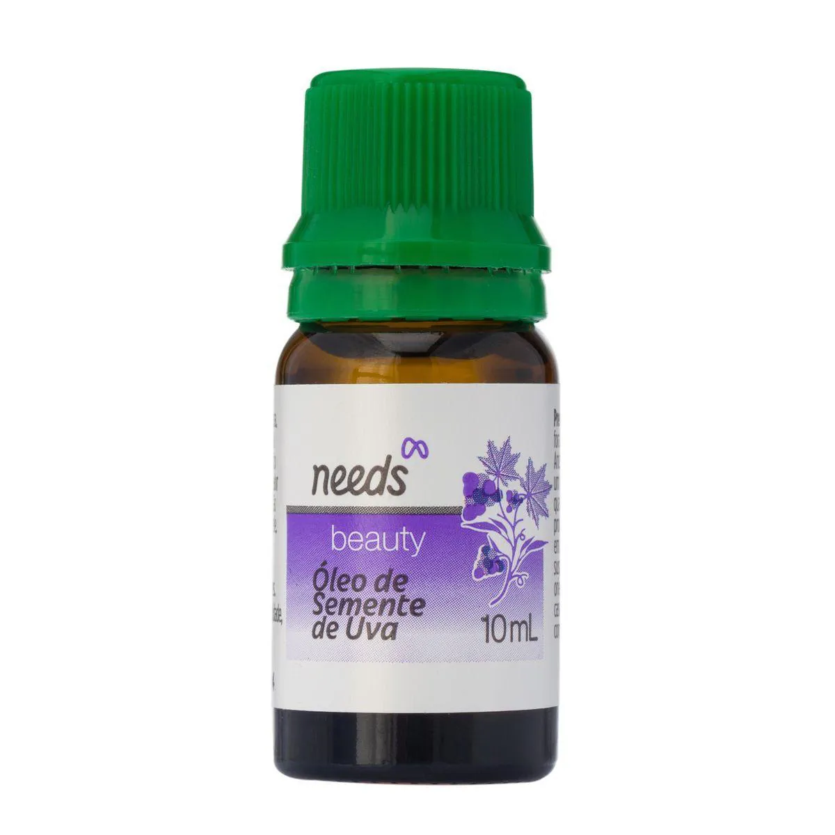 Óleo de Semente de Uva Needs Beauty Pele e Cabelo 10ml