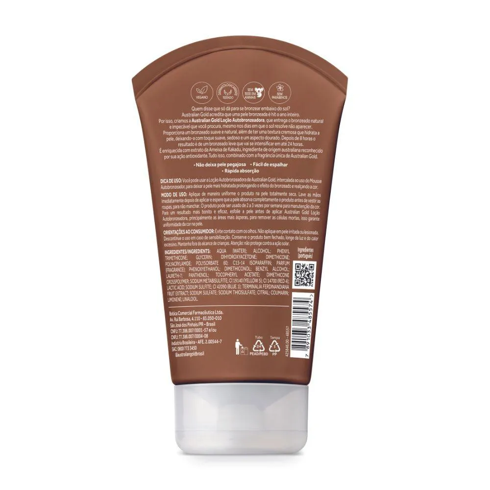 Loçáo Autobronzeadora Australian Gold Kakadu Bronzer 120ml