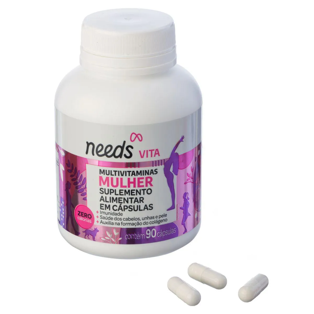 Polivitamínico Needs Vita Mulher 90 cápsulas