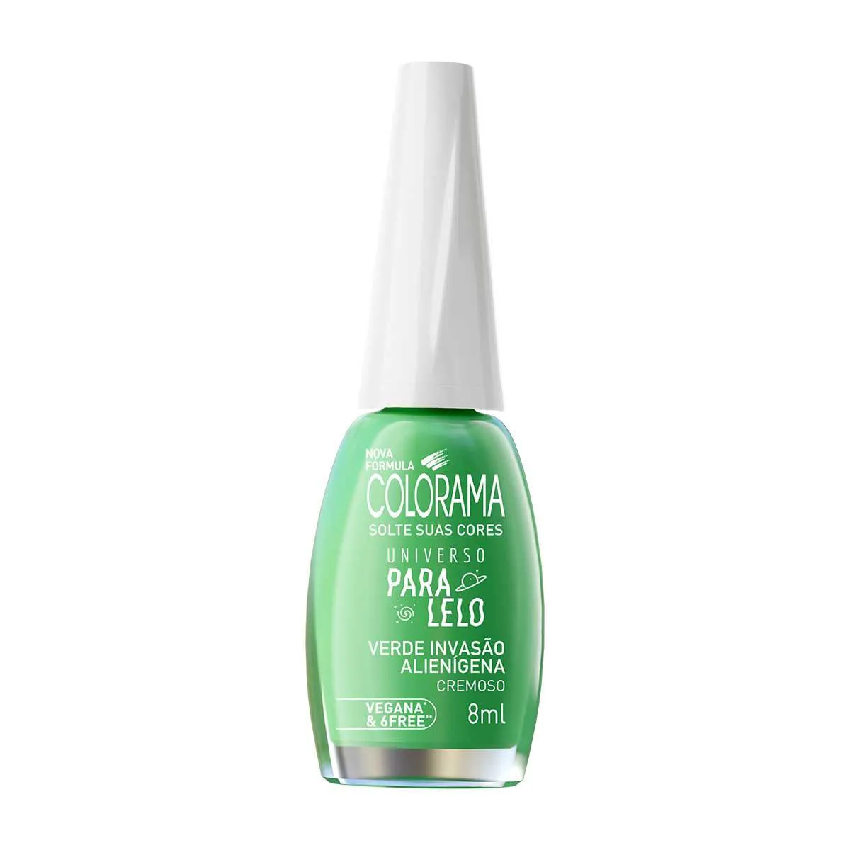 Esmalte Cremoso Colorama Universo Paralelo 8ml - Verde Invasão Alienígena