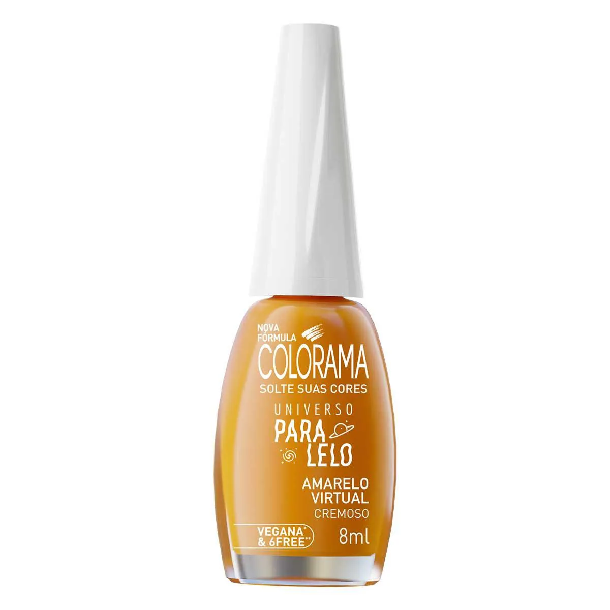 Esmalte Cremoso Colorama Universo Paralelo 8ml - Amarelo Virtual