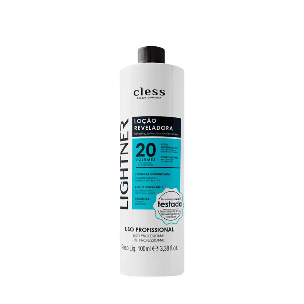 Água Oxigenada Cremosa Lightner 40 Volume com 100ml