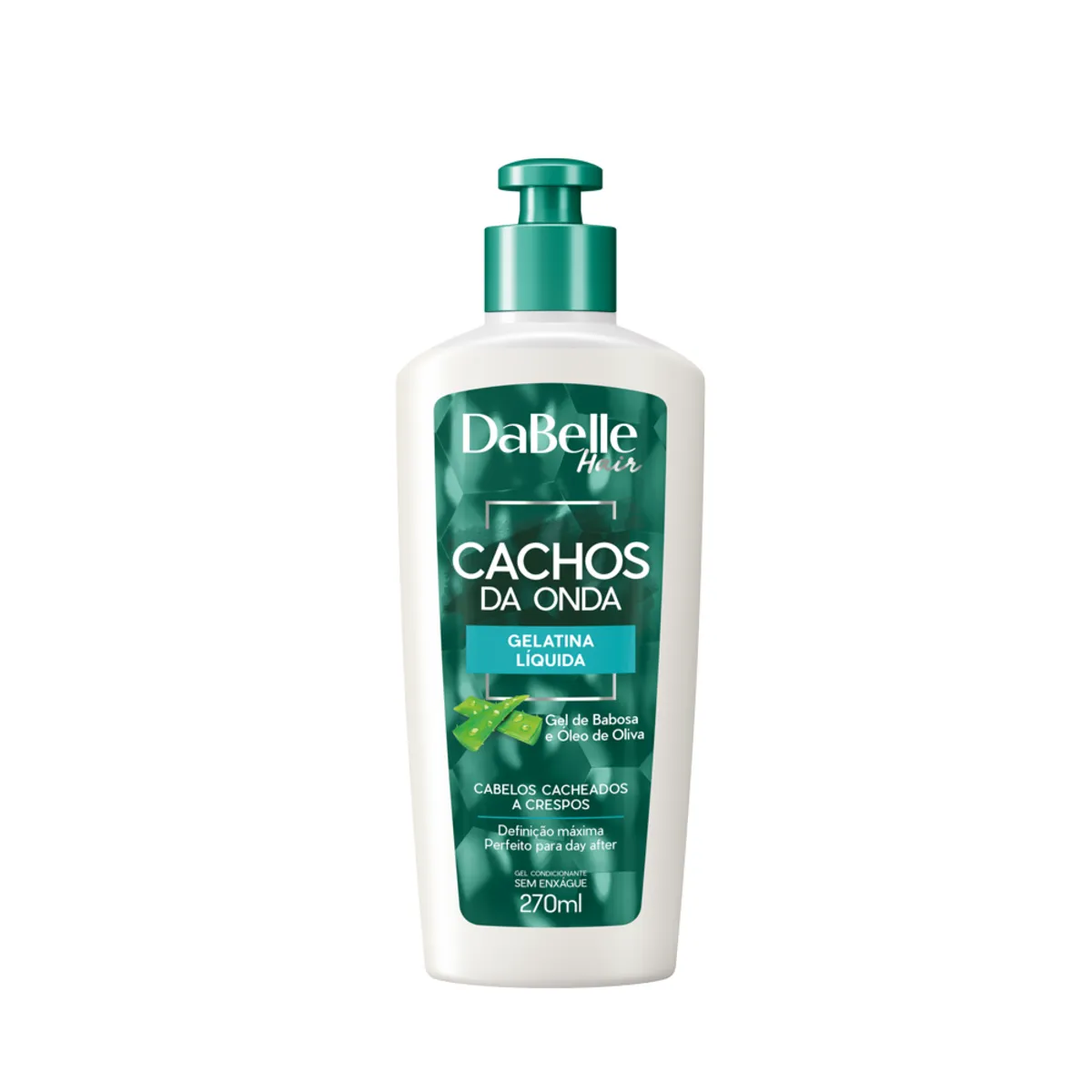 Gelatina Líquida Cabelo Cacheado Dabelle Cachos da Onda 270ml