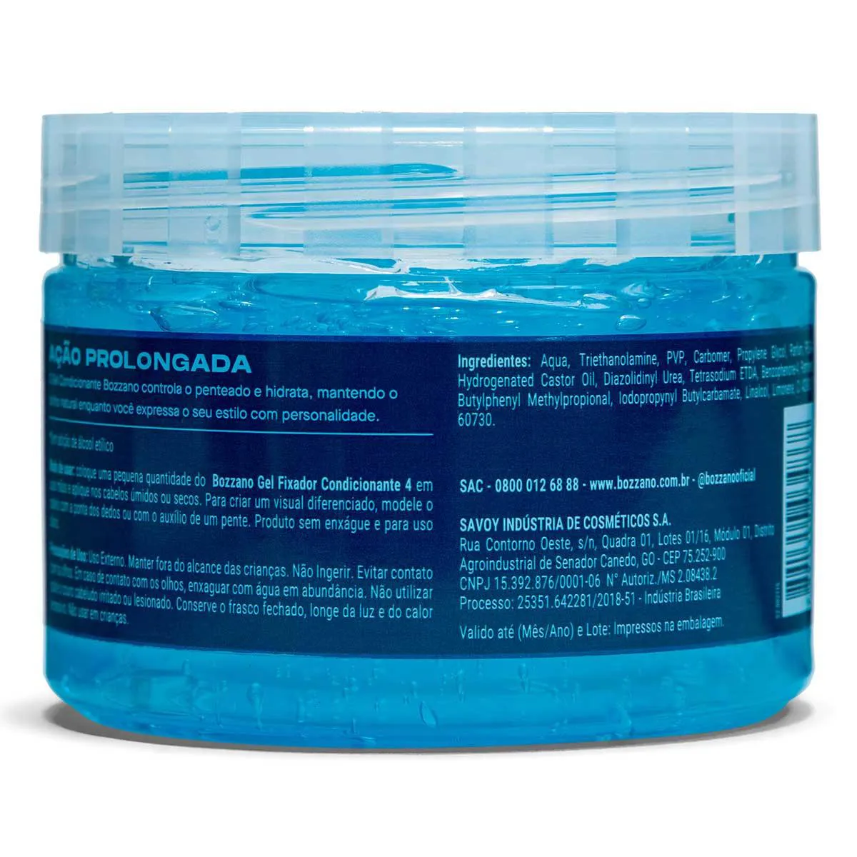 Gel Fixador Condicionante Bozzano Ação Prolongada 300g